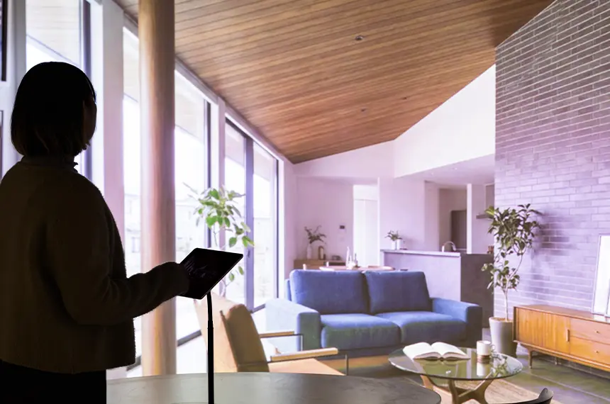 VR空間投影 デジタルショーケース