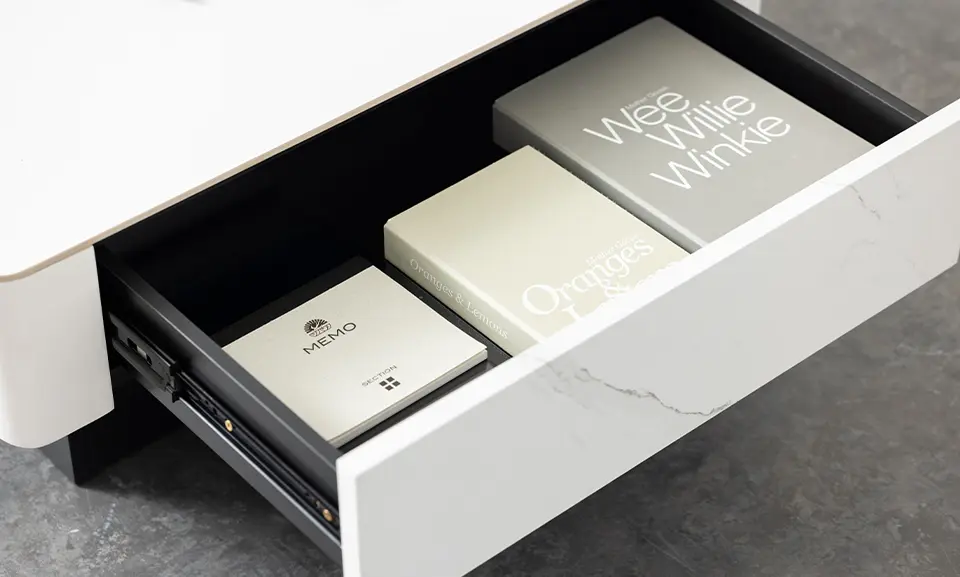 幅105cm ローテーブル 大理石柄 KIM-ORVSQLT