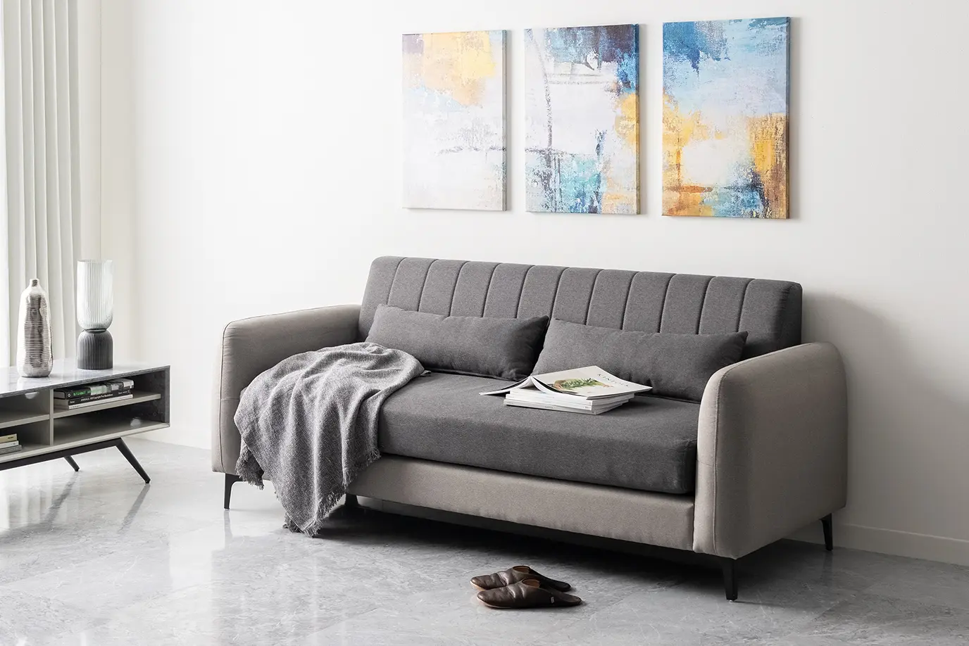 シンプルモダンなソファ