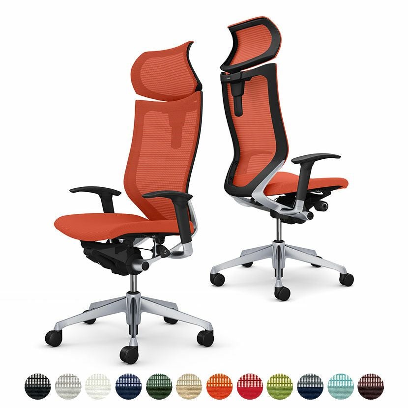 CP81AS | バロン エクストラハイバック 可動ヘッドレスト 座メッシュ