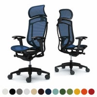 CC85MR | コンテッサ セコンダ エクストラハイバック 大型固定ヘッドレスト 座メッシュ アジャストアーム ブラックフレーム ブラックボディ オカムラ｜¥226,600の動画