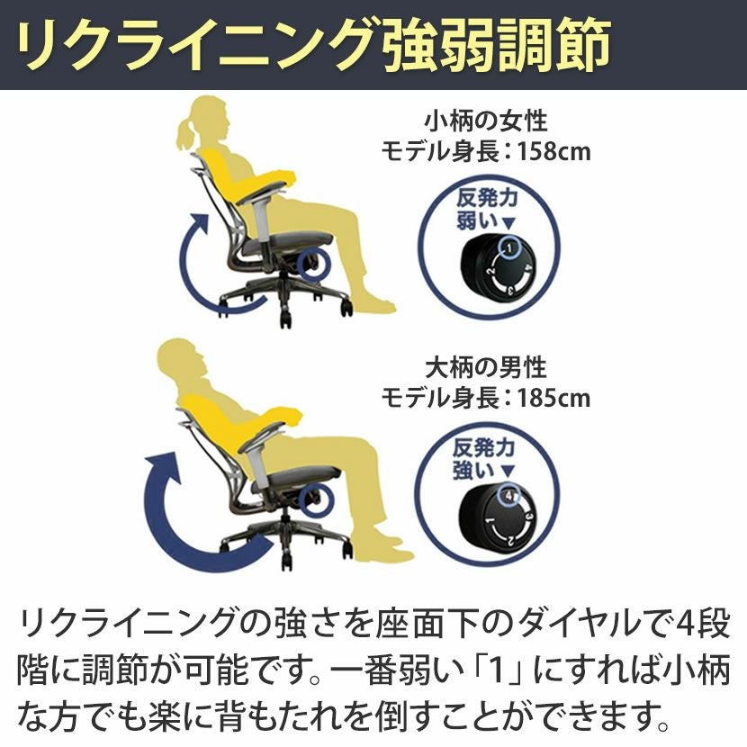 CC81GA | コンテッサ セコンダ ハイバック 座メッシュ アジャスト