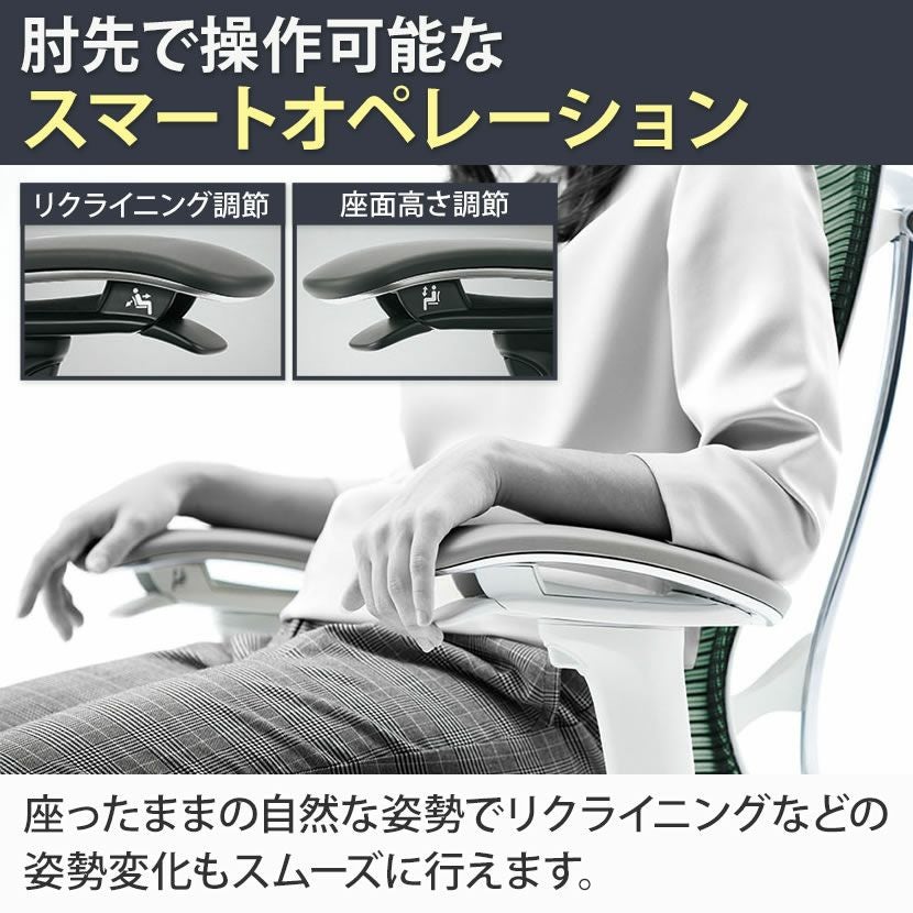 CC81GA | コンテッサ セコンダ ハイバック 座メッシュ アジャスト