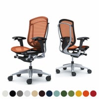 CC81GS | コンテッサ セコンダ ハイバック 座メッシュ アジャストアーム シルバーフレーム ブラックボディ ランバーサポート付き オカムラ｜¥210,200の動画