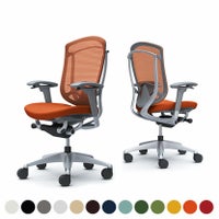 CC83GE | コンテッサ セコンダ ハイバック 座クッション アジャストアーム シルバーフレーム グレーボディ ランバーサポート付き オカムラ｜¥210,200の動画