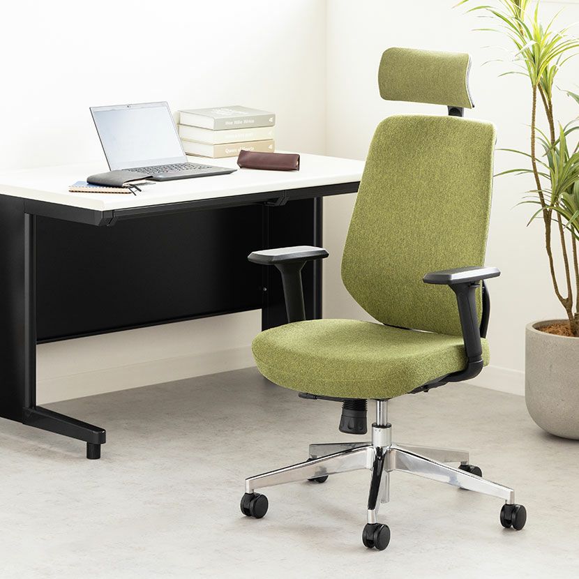 設置無料】冨士ファニチア デスクチェア 日本製 DEN 肘付き ソフト