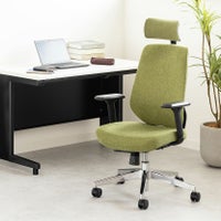 オフィスチェア YS-1 ヘッドレスト付き 肘付き キャスター付き ランバーサポート シンクロロッキング 人間工学 メッシュ ファブリック ワークチェア おしゃれ ゲーミングチェア｜¥25,446の動画