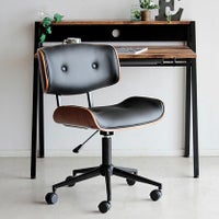 回転チェア ワークチェア グラム 木製 曲木 合皮 キャスター付き 昇降 高さ調節 回転 椅子 デスクチェア パソコンチェア オフィスチェア 在宅 チェア テレワーク ヴィンテージ｜¥14,728の動画