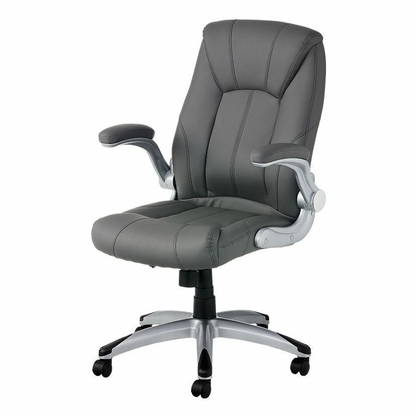 オフィスコム レクアス オフィスチェア 3脚セット 可動肘付き アームアップ レザー エグゼクティブチェア 会議室椅子 送料無料】 社長椅子 レクアス 可動肘付き アームアップ レザー