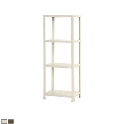 本体】スチールラック スリムラック 4段/幅450×奥行300×高さ1200mm