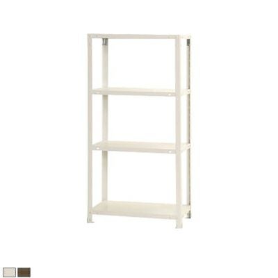 本体】スチールラック スリムラック 4段/幅600×奥行450×高さ1200mm 