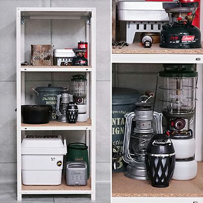 本体】スチールラック スリムラック 4段/幅600×奥行400×高さ1200mm