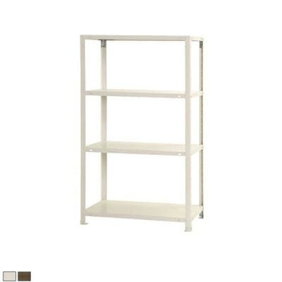 本体】スチールラック スリムラック 4段/幅700×奥行400×高さ1800mm