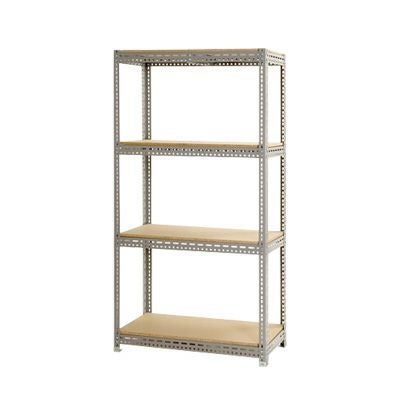 スチールボード棚 収納棚 4段 幅1500×奥行600×高さ1800mm | 暮らしの 