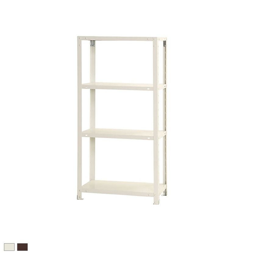 本体】スチールラック スリムラック 4段/幅600×奥行400×高さ1200mm