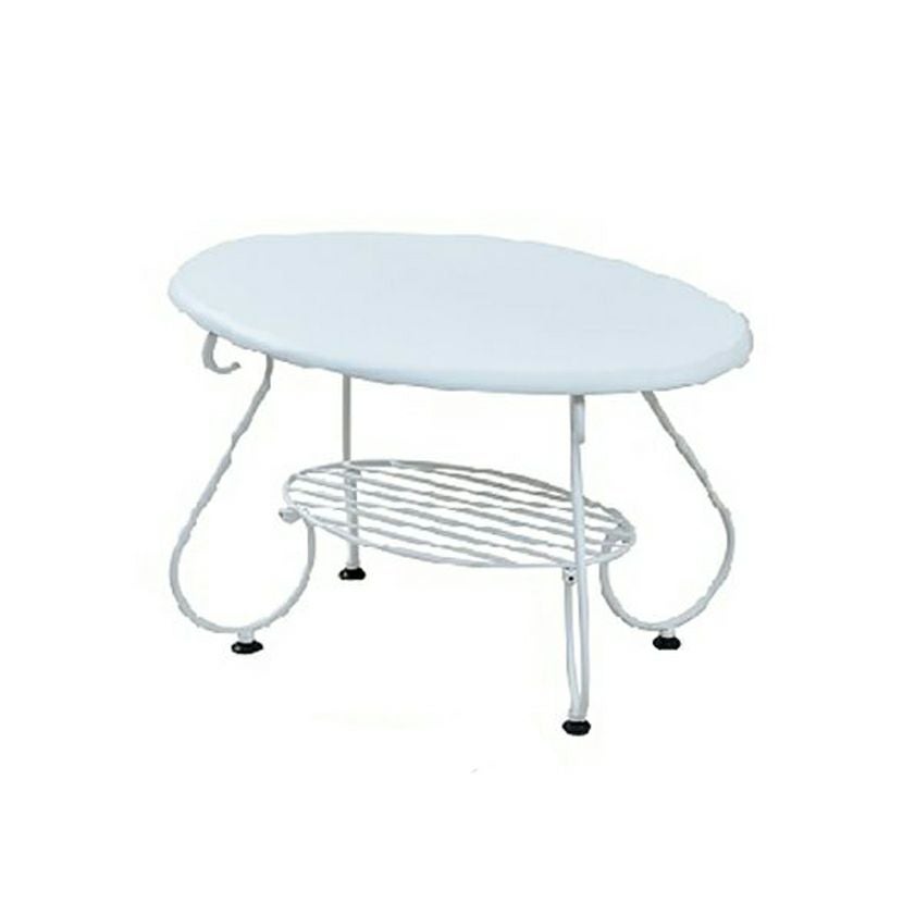 楕円 センターテーブル 幅65cm ヨーロッパ風家具 ロートアイアン
