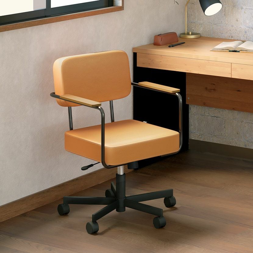 設置無料】冨士ファニチア デスクチェア 日本製 DEN 肘付き ソフト