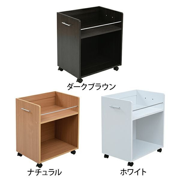 クローゼットラック 本棚 キャスター付き 2個セット 幅385×奥行585×高