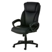 マネージャーチェア ディニフィ キャスター付き 椅子  ロッキング チェア 上下昇降 社長椅子 オフィスチェア レザーチェア ハイバックチェア ブラック 黒｜¥18,173の動画