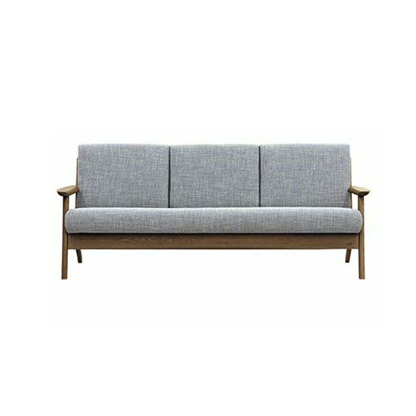 設置無料】幅191cm 浜本工芸 2人掛けリビングソファ 日本製 天然木 肘