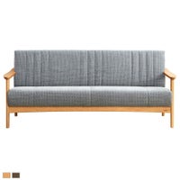 【設置無料】幅175cm 浜本工芸 2人掛けリビングソファ 日本製 天然木 肘付き リビングソファー リビングチェア カジュアルソファ 二人用ソファ 北欧 カフェ風 ナチュラル オーク｜¥148,000の動画