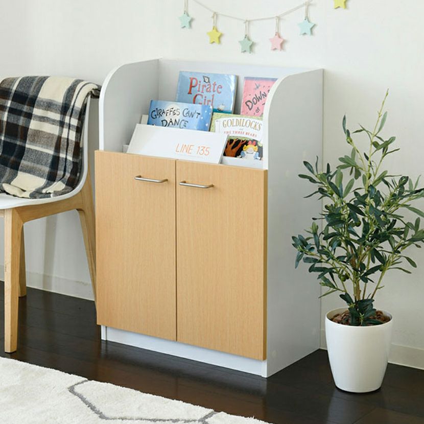 幅60cm ツードアシューズボックス 両開き扉 6段 棚 靴箱 脚付き 天然木
