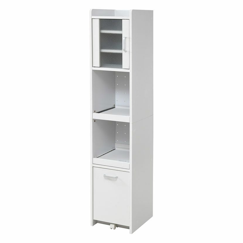 幅32.5cm すきま 隙間収納 キッチン ミニ 食器棚 キッチン家電収納