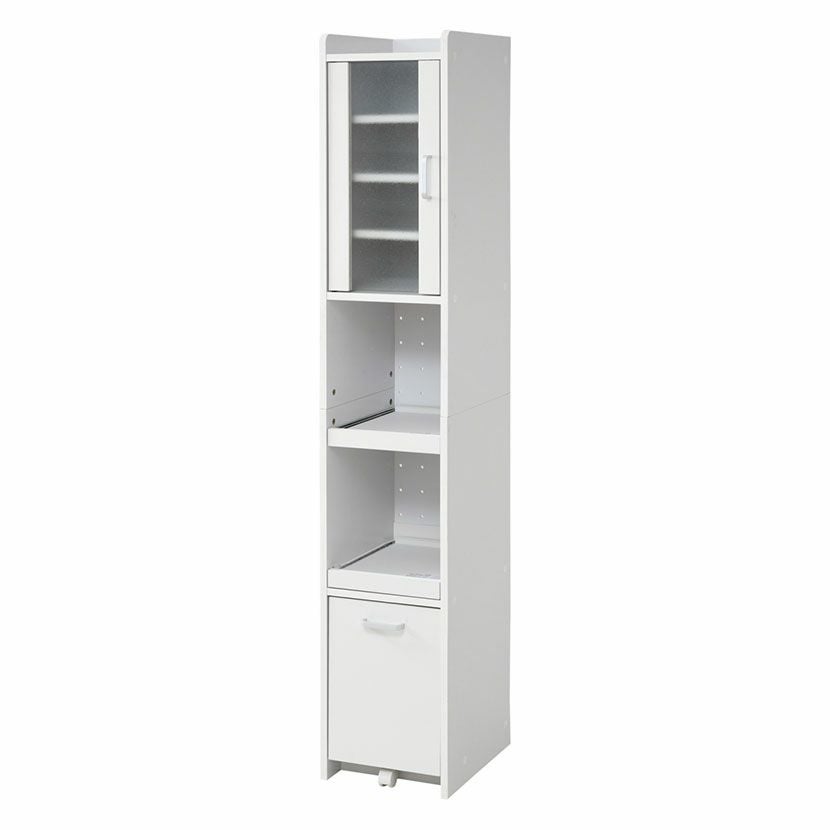 幅32.5cm すきま 隙間収納 キッチン ミニ 食器棚 キッチン家電収納
