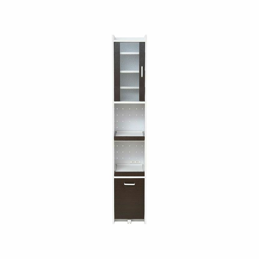 幅32.5cm すきま 隙間収納 キッチン ミニ 食器棚 キッチン家電収納