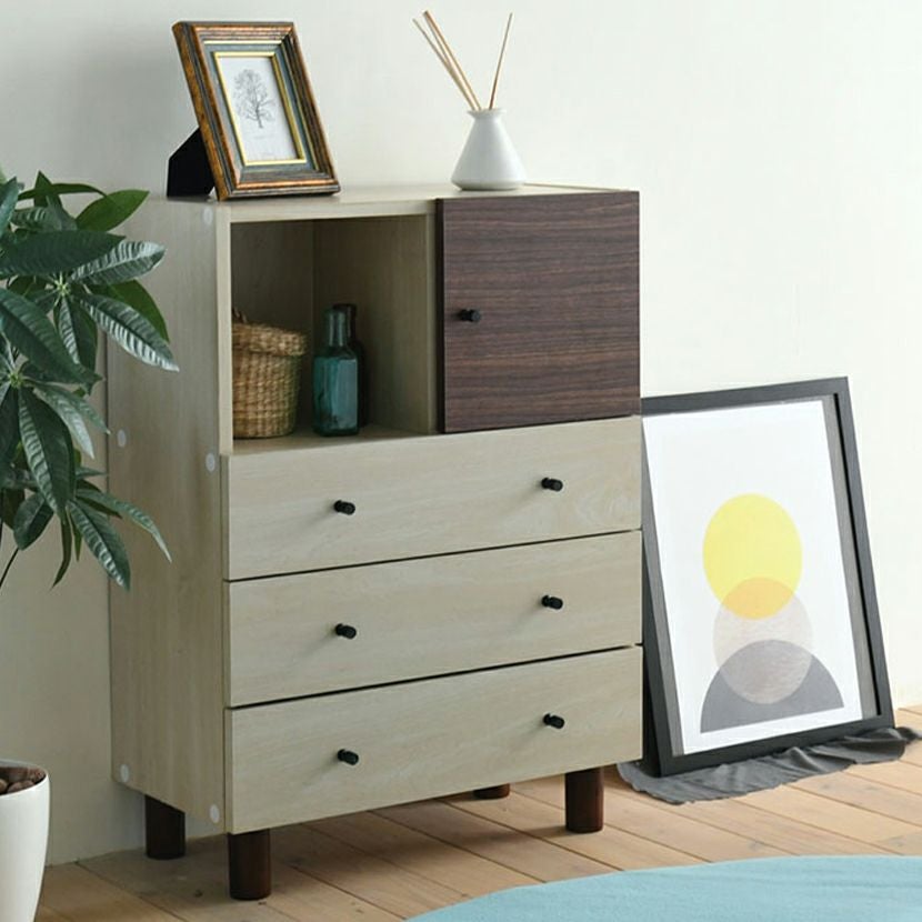 幅60cm キャビネット 扉付き ナチュラル おしゃれ 北欧モダン 木製