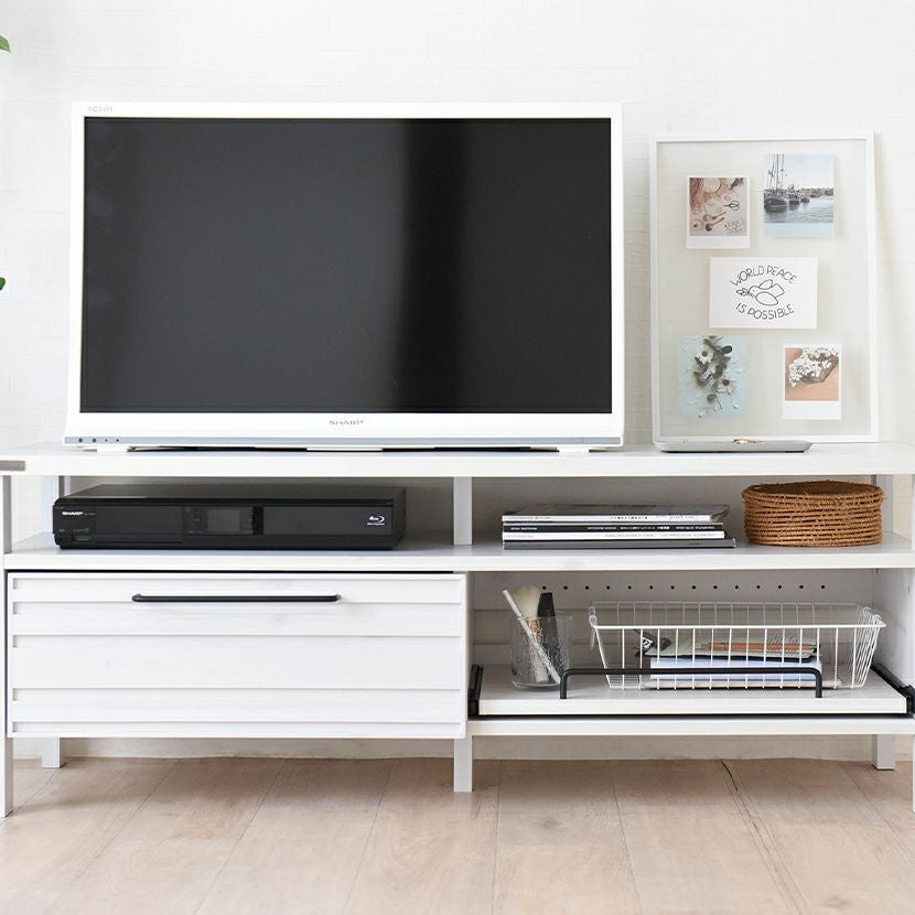 幅120cm LAFIKA（ラフィカ）テレビボード テレビ台 引き出し 脚付き 40