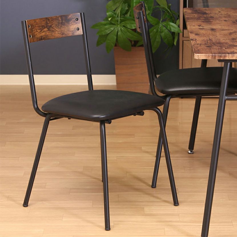 美品！！1脚　RUMMY スチールチェア ダイニング チェア 椅子　ベージュ コーデュロイ×アイアンの素材感 RUMMY Steel Chair チェア ベージュ