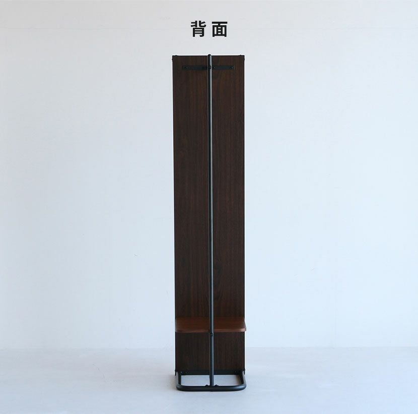 幅35cm anthem Mirror Hanger ハンガーラック付き 棚付き 収納 全身鏡