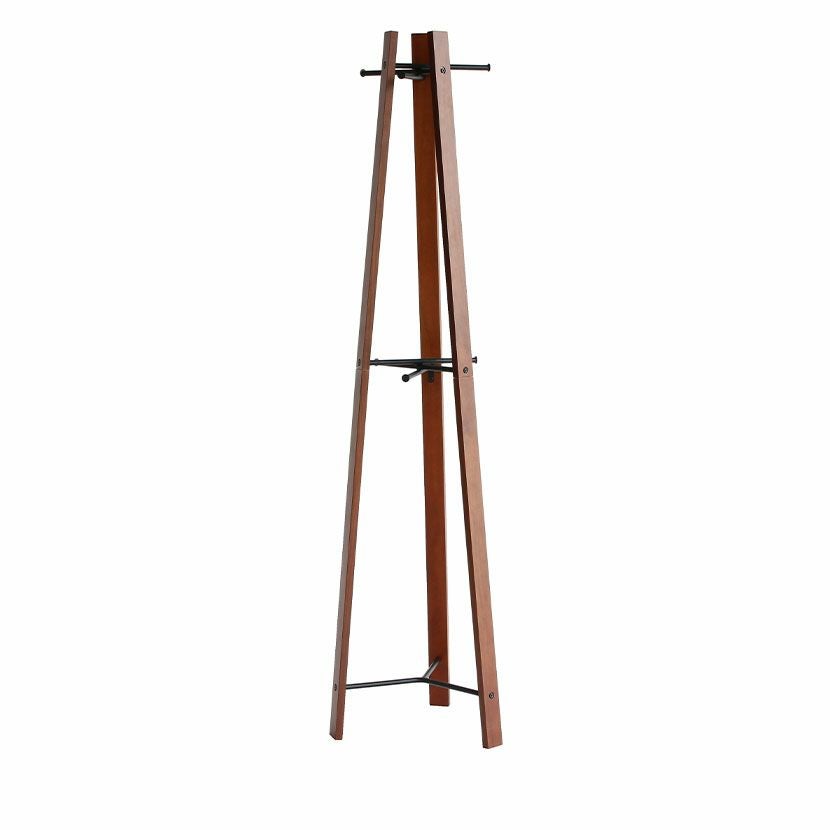 幅50.8cm アンティーク コートハンガー 木製 天然木 収納 ハンガー
