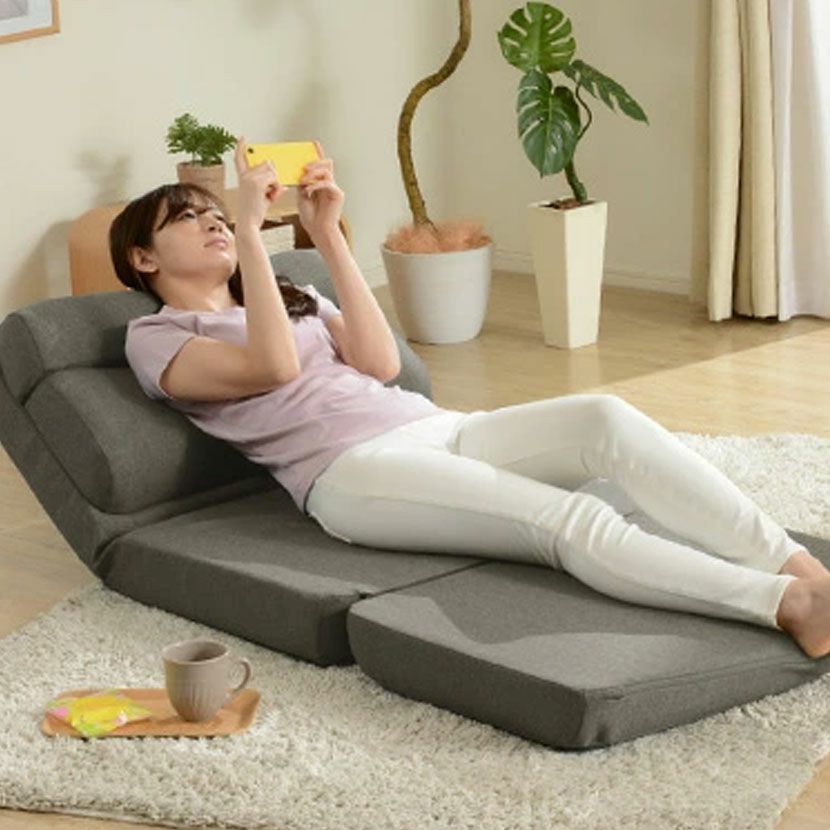 幅70cm 3WAY コンパクト座椅子 フロアソファ リビングソファ ソファー