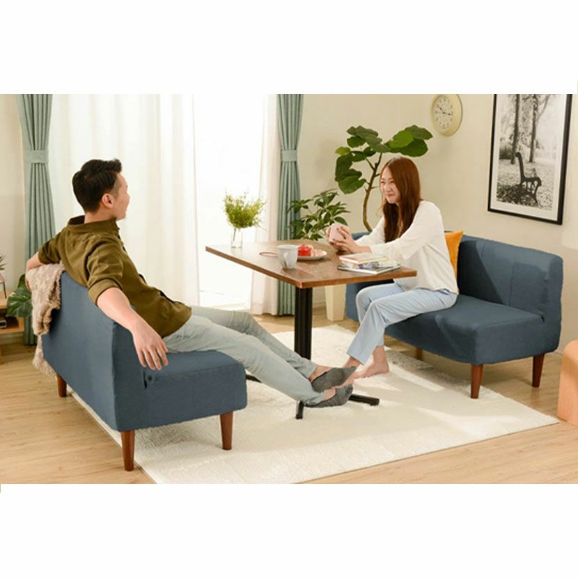 幅110cm 2人掛け ダイニングソファ 小さめ 日本製 2P コンパクトソファ