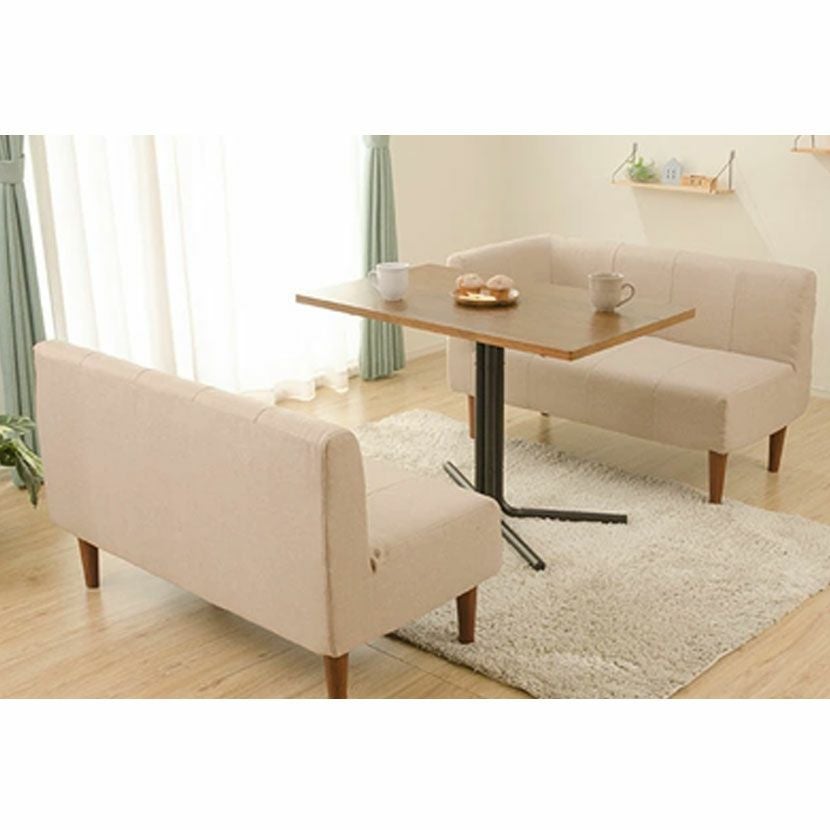 幅110cm 2人掛け ダイニングソファ 小さめ 日本製 2P コンパクトソファ