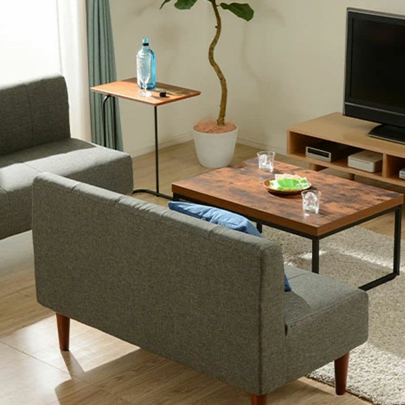 幅110cm 2人掛け ダイニングソファ 小さめ 日本製 2P コンパクトソファ