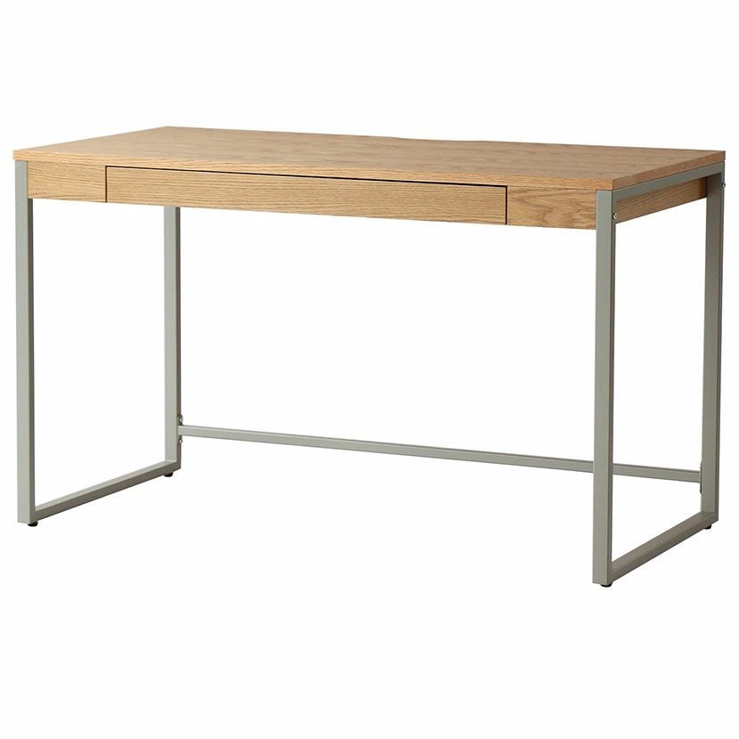 幅110cm 木製 ワークデスク レアル 収納付き デスク 引き出し付き