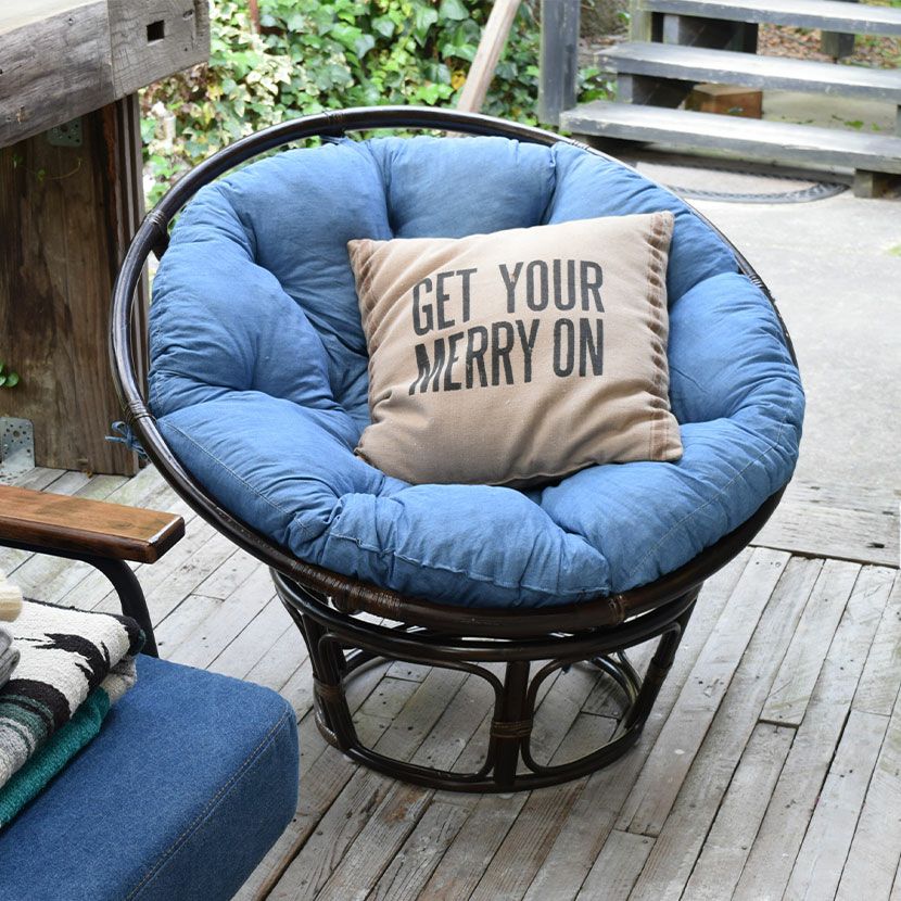 パパサンチェア BREEZE ファブリック 籐 ラタン ソファ 軽量