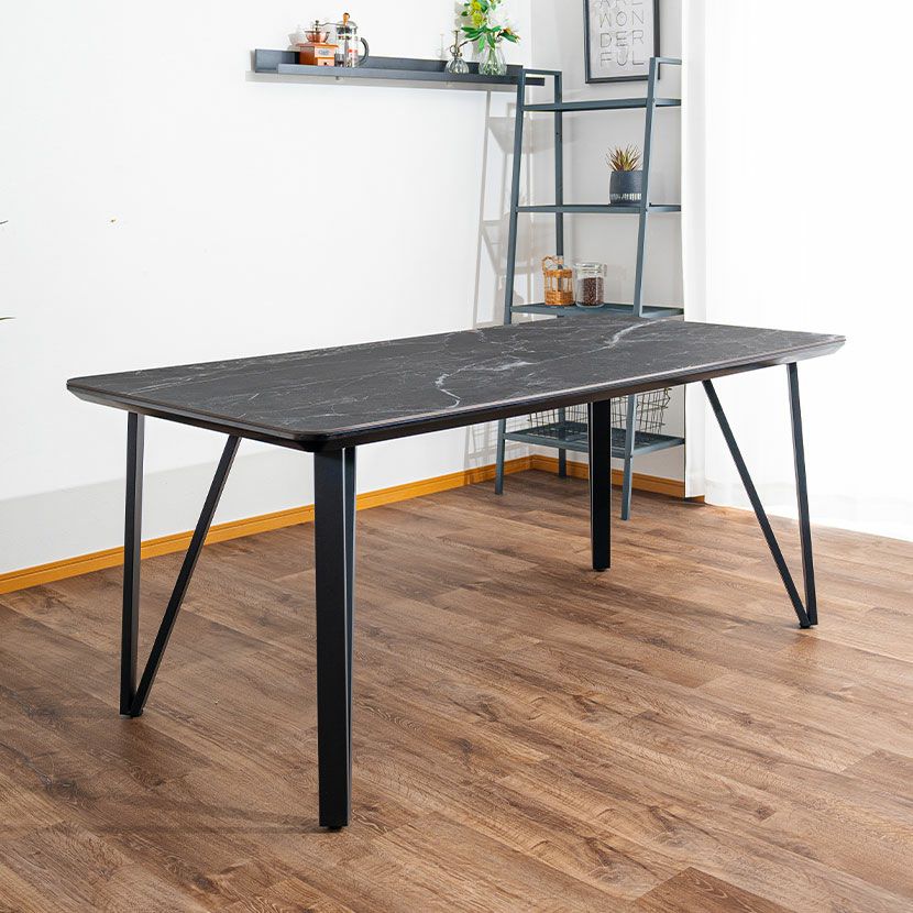 新品未使用 引き取り限定ダイニングテーブル セラミックテーブル 幅160cm 4人掛け ホワイト 長方形 設置無料】幅160cm セラミック ダイニングテーブル 4人用 長方形
