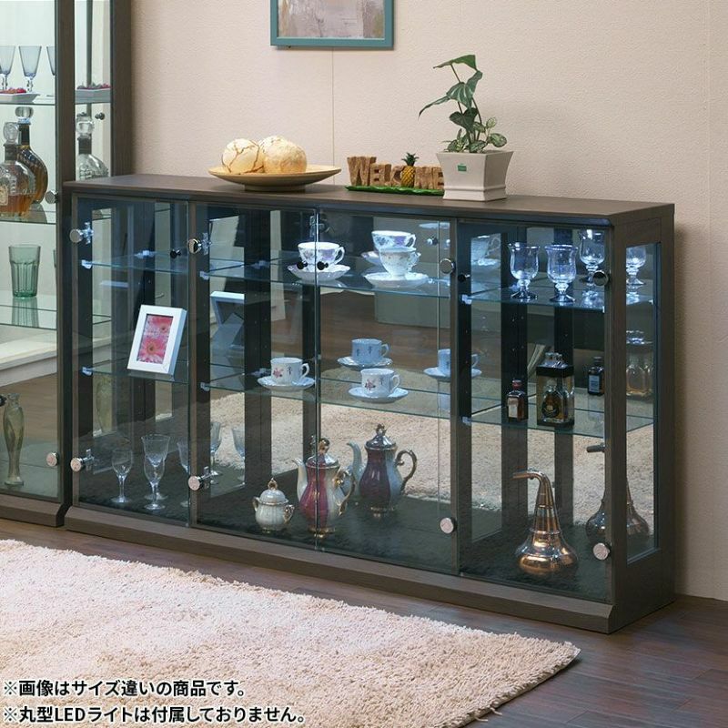 ディスプレー　陳列　棚　ケース 設置無料】幅96.5cm コレクションケース ガラス 収納 棚 スリム
