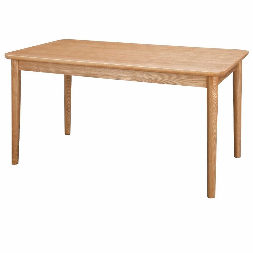 専用※展示品※アッシュ材木製ダイニングテーブル（引き出し付き） 幅120cm 木製 ダイニングテーブル エコモ 4人掛け 天然木 アッシュ材