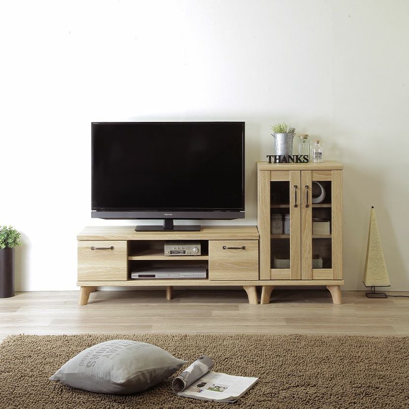 幅105cm テレビボード 木目調 ローボード テレビ台 北欧 ルンバブル