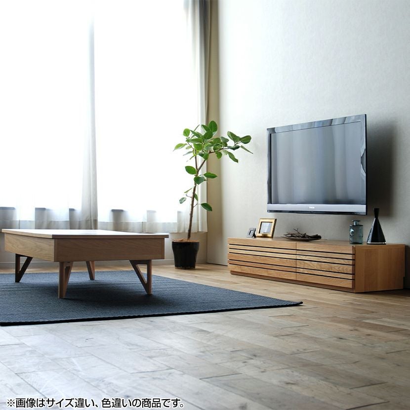 設置無料】幅180.2cm MORITA TVボード 前板ウォールナット 無垢材