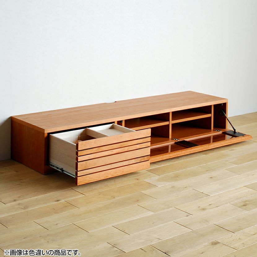 設置無料】幅180.2cm MORITA TVボード 前板ウォールナット 無垢材