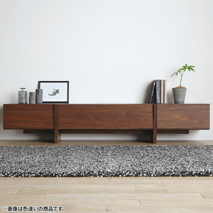 設置無料】幅200cm テレビボード MORITA ～70型以上 天然木 レッド