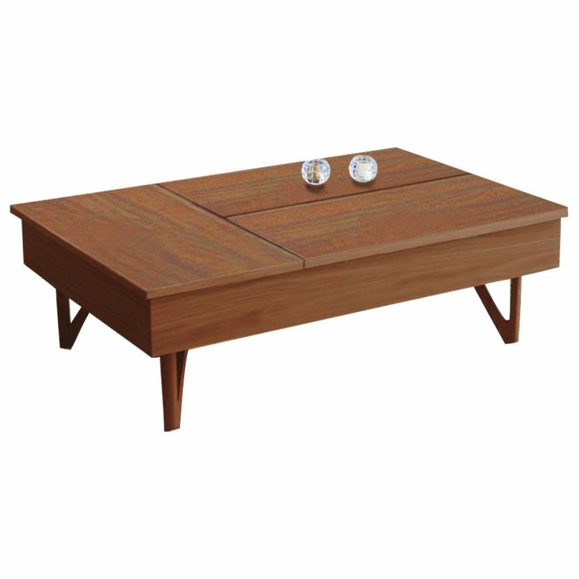 幅110cm 昇降式 リビングテーブル MORITA 引き出し付き 収納 リフト