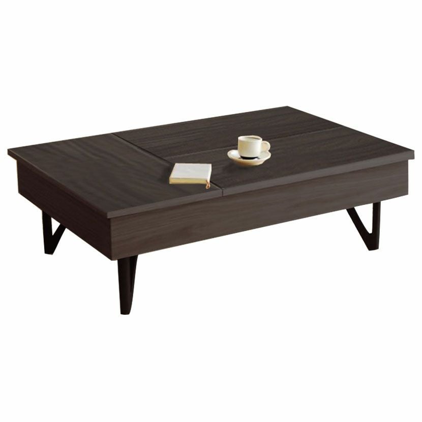 幅110cm 昇降式 リビングテーブル MORITA 引き出し付き 収納 リフト