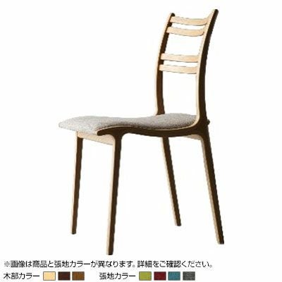 冨士ファニチア Calm ダイニングチェア 座面布張り 軽量 食卓椅子